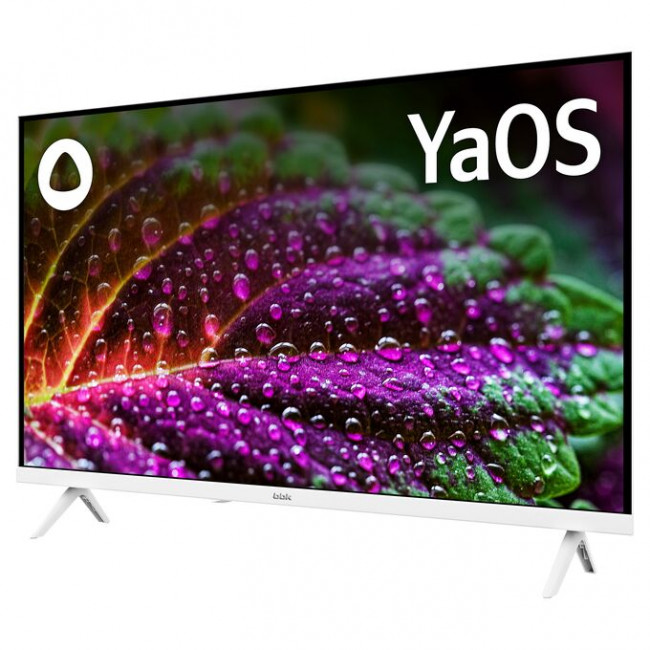 32" Телевизор BBK 32LEX-7244/TS2C белый 1366x768, HD READY, 60 Гц, Wi-Fi, Smart TV, Яндекс ТВ