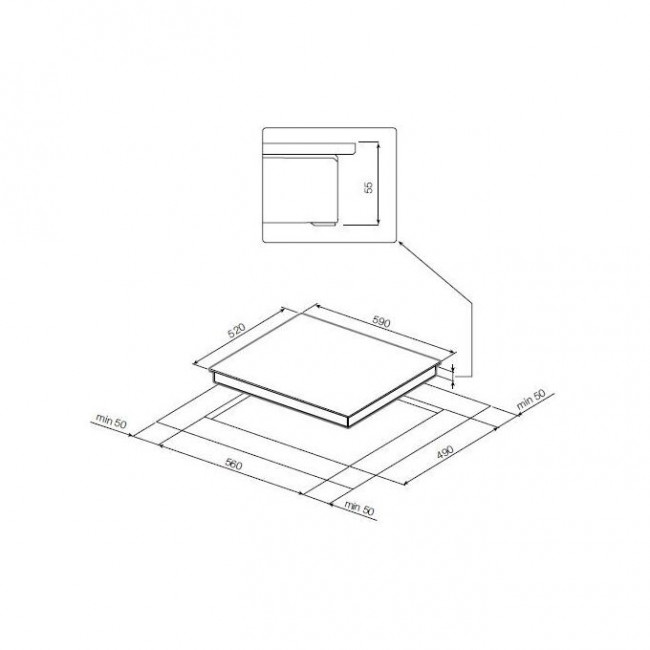 Индукционная варочная панель Graude IK 60.2 B черная