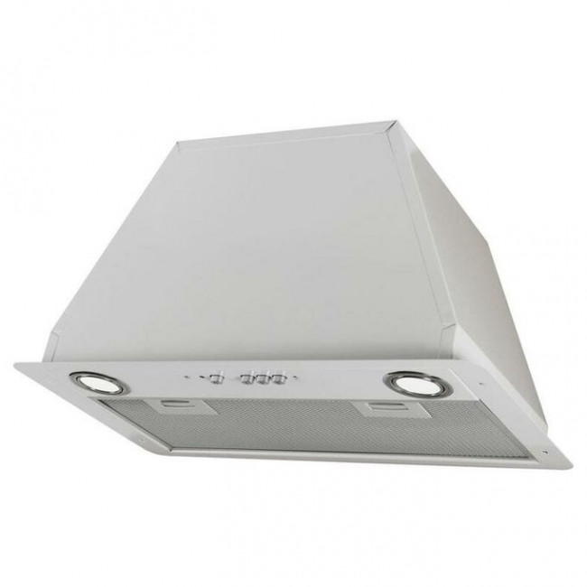 Вытяжка встраиваемая Elikor Flat 72П-650-К3Д белый управление: кнопочное (1 мотор)