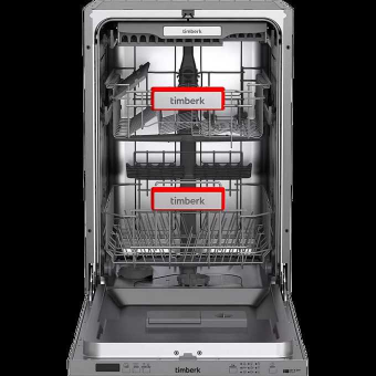 Посудомоечная машина Timberk T-DW45BI103 Set and Dry серебристая