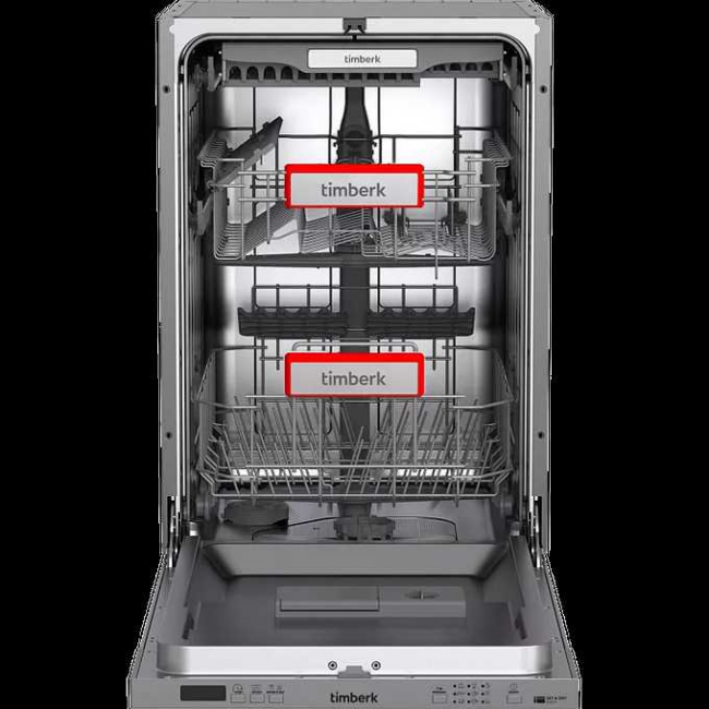 Посудомоечная машина Timberk T-DW45BI103 Set and Dry серебристая Посудомоечная машина Timberk T-DW45BI103 Set and Dry серебристая