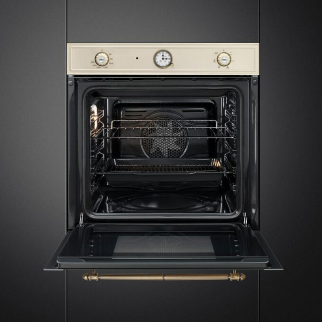 Духовой шкаф SMEG SFP67C1TPO 60см, Cortina, 50-260 градусов, часы/таймер, галогенная подсветка, 9 режимов Духовой шкаф SMEG SFP67C1TPO 60см, Cortina, 50-260 градусов, часы/таймер, галогенная подсветка, 9 режимов