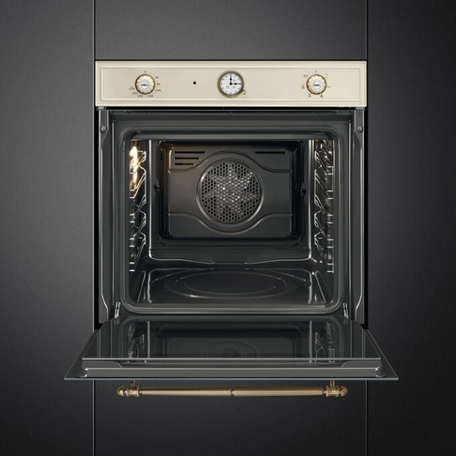 Духовой шкаф SMEG SFP67C1TPO 60см, Cortina, 50-260 градусов, часы/таймер, галогенная подсветка, 9 режимов Духовой шкаф SMEG SFP67C1TPO 60см, Cortina, 50-260 градусов, часы/таймер, галогенная подсветка, 9 режимов