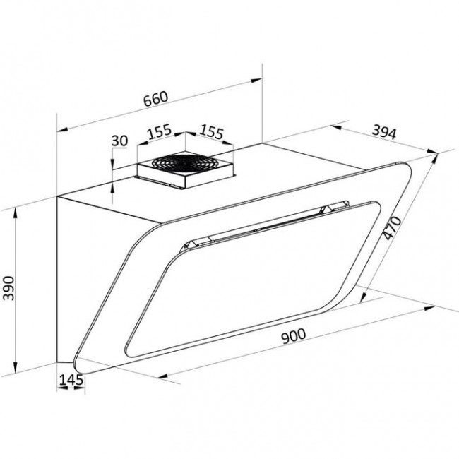 Вытяжка Brandt BHV1974IB Вытяжка Brandt BHV1974IB