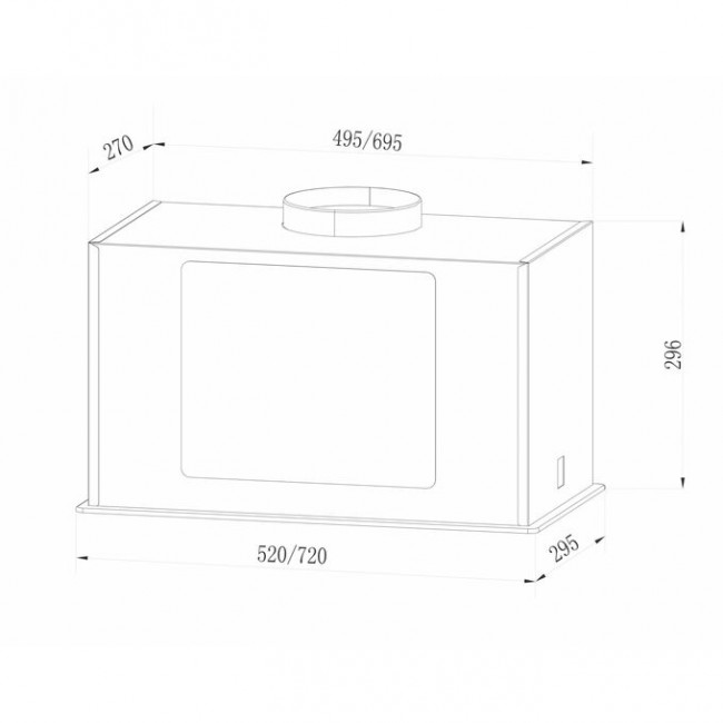 Вытяжка LEX GS Bloc G 600 grey