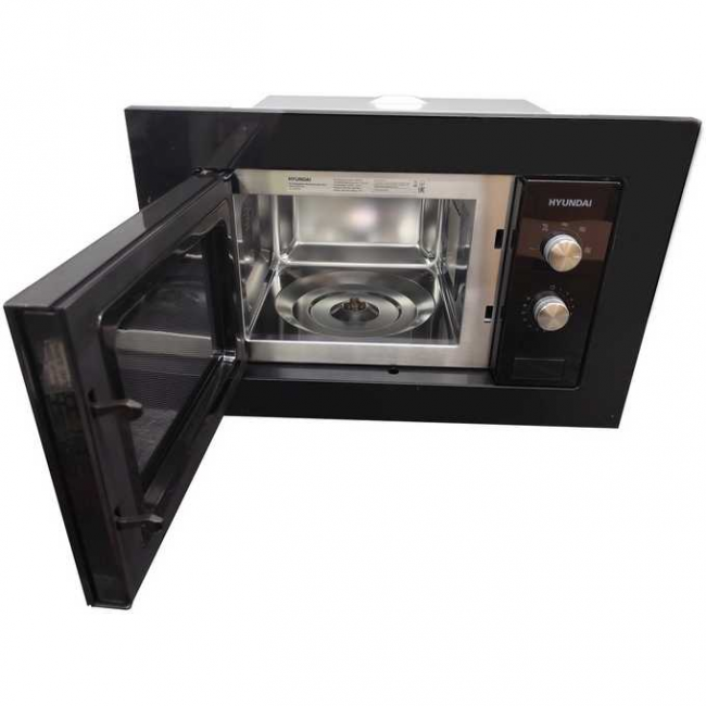 Встраиваемая микроволновая Печь Hyundai HBW 2030S BG 20л. 800Вт черный Встраиваемая микроволновая Печь Hyundai HBW 2030S BG 20л. 800Вт черный