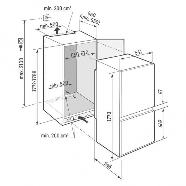 Встраиваемый холодильник Liebherr ICBNSd 5123-22 001