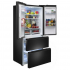 Холодильник MEFERI MFR83Black IX Total no frost french door comfort