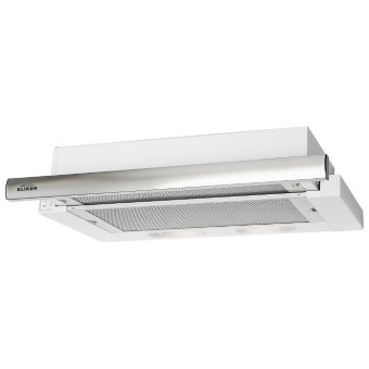 Вытяжка встраиваемая Elikor Интегра 50П-400-В2Л белый управление: кнопочное (1 мотор)