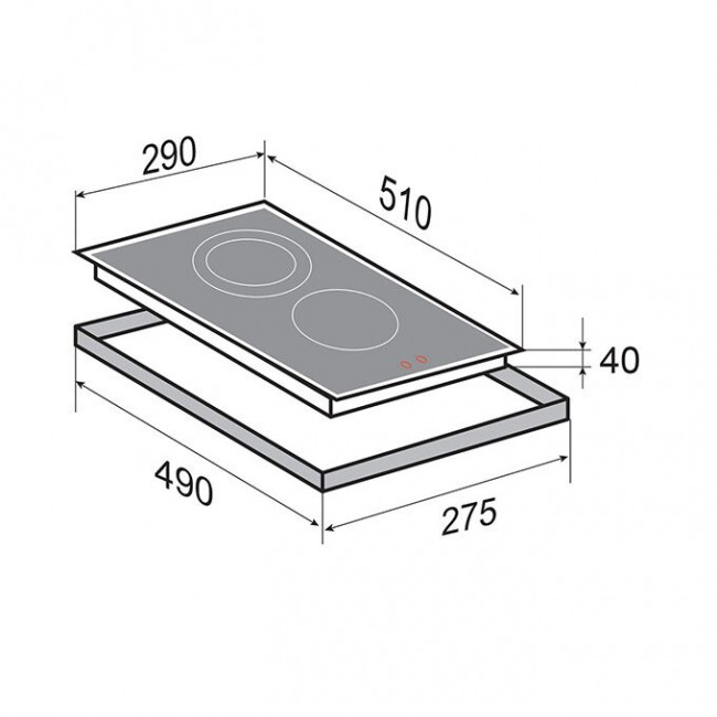 Варочная панель Zigmund & Shtain CN 42.3 B