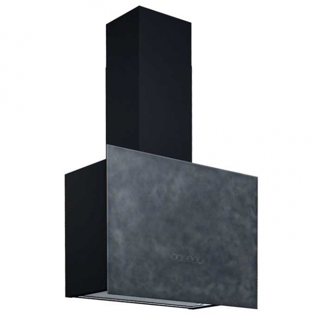 Вытяжка ELIKOR Метеорит 60П-700-Э4Д черный/состаренное срб