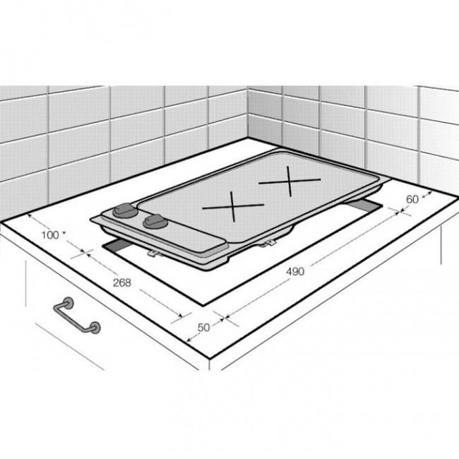 Варочная поверхность Beko HDCG 32220 FX