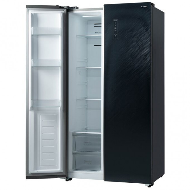 Холодильник Бирюса SBS 541 TBG черное стекло Холодильник Бирюса SBS 541 TBG черное стекло