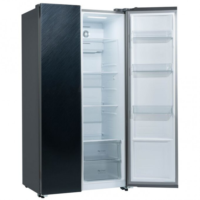 Холодильник Бирюса SBS 541 TBG черное стекло Холодильник Бирюса SBS 541 TBG черное стекло