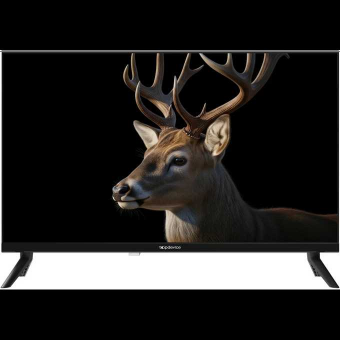 24" Телевизор TopDevice TDWC24BH3260V черный 1366x768, HD, 60 Гц, Wi-Fi, Smart TV, Яндекс ТВ