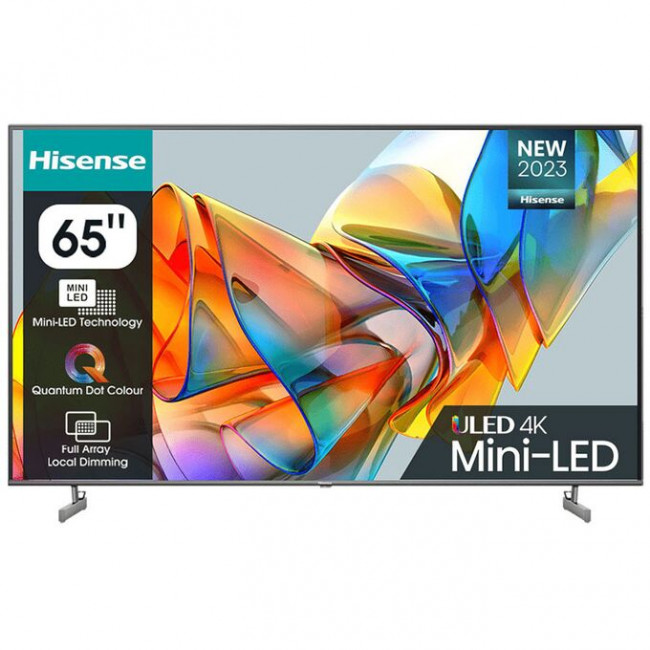 65" Телевизор Hisense 65U6KQ черный 3840x2160, 4K Ultra HD, 50 Гц, Wi-Fi, Smart TV, VIDAA