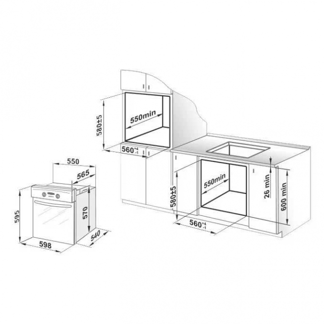 Духовой шкаф GEFEST ЭДВ ДА 622-02 К152 Духовой шкаф GEFEST ЭДВ ДА 622-02 К152
