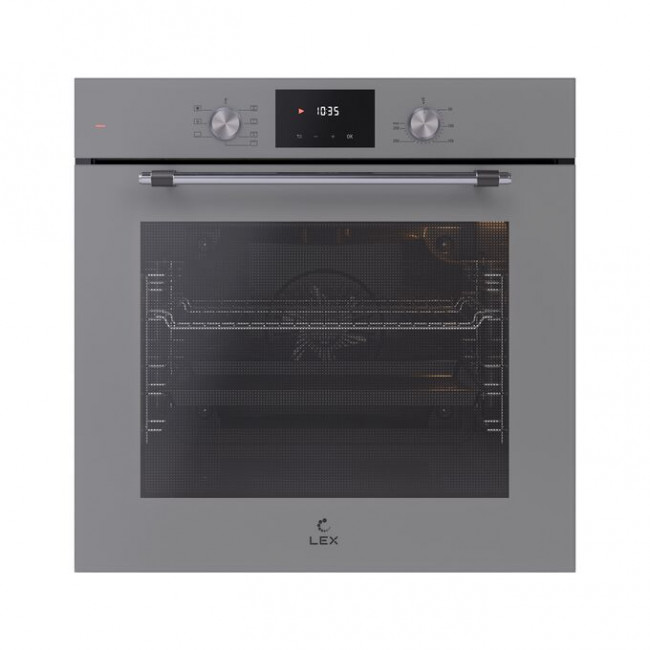 Встраиваемый духовой шкаф LEX EDP 671 GR MAX (TRFE100008) серый Встраиваемый духовой шкаф LEX EDP 671 GR MAX (TRFE100008) серый