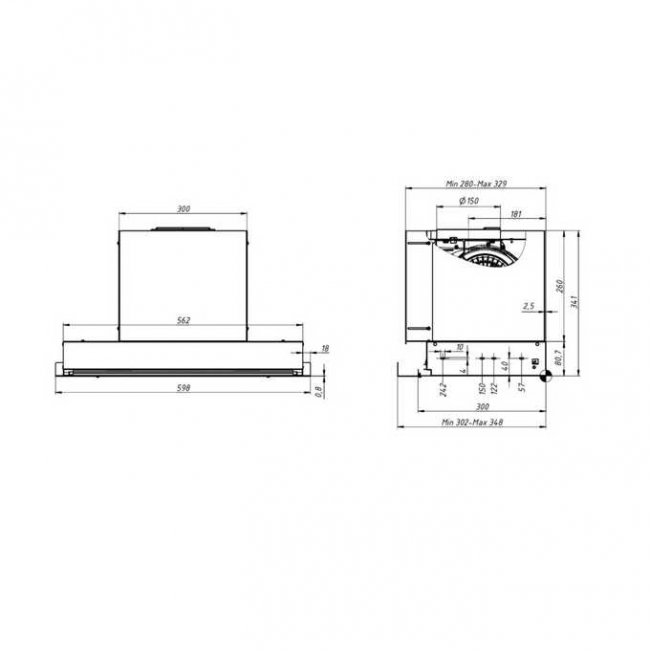 Вытяжка ELIKOR Sense 60P-1000 Chrome Вытяжка ELIKOR Sense 60P-1000 Chrome