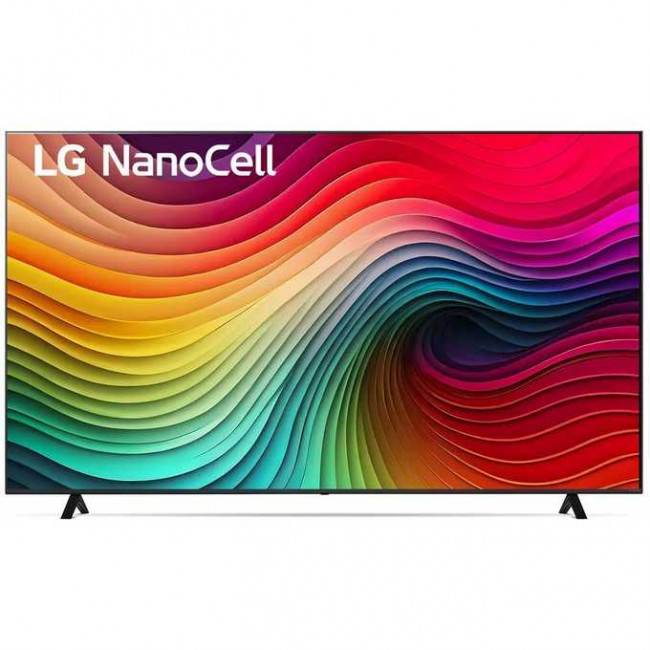 75" Телевизор LG 75NANO80T6A.ARUG/ARUFLJD черный 3840x2160, 4K Ultra HD, 60 Гц, Wi-Fi, Smart TV, webOS