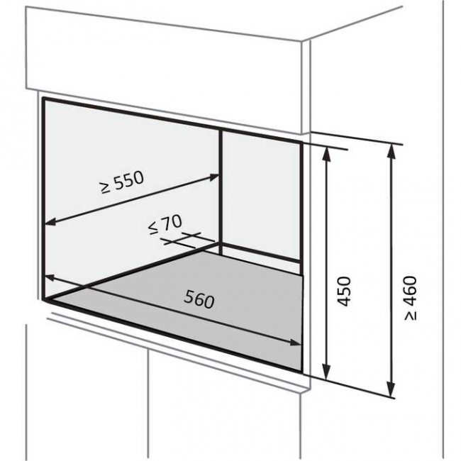 Встраиваемая микроволновая печь Brandt BKC7153BB Встраиваемая микроволновая печь Brandt BKC7153BB