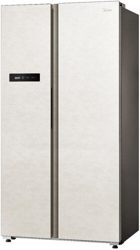 Холодильник Side by Side Midea MDRS791MIE33 бежевый,91x177.5x69.8