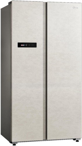 Холодильник Side by Side Midea MDRS791MIE33 бежевый,91x177.5x69.8