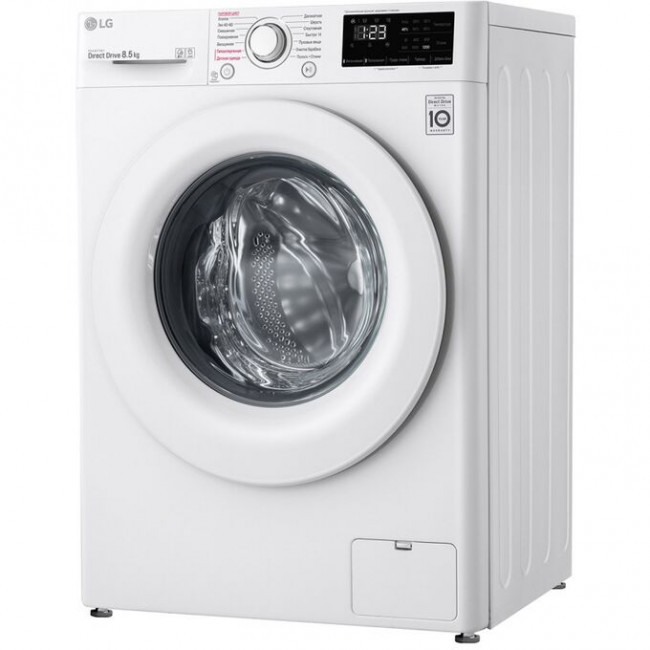 Стиральная машина LG F2V3GS3W класс: A загр.фронтальная макс.:8.5кг белый Стиральная машина LG F2V3GS3W класс: A загр.фронтальная макс.:8.5кг белый