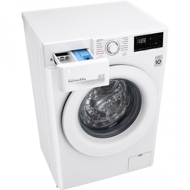Стиральная машина LG F2V3GS3W класс: A загр.фронтальная макс.:8.5кг белый Стиральная машина LG F2V3GS3W класс: A загр.фронтальная макс.:8.5кг белый