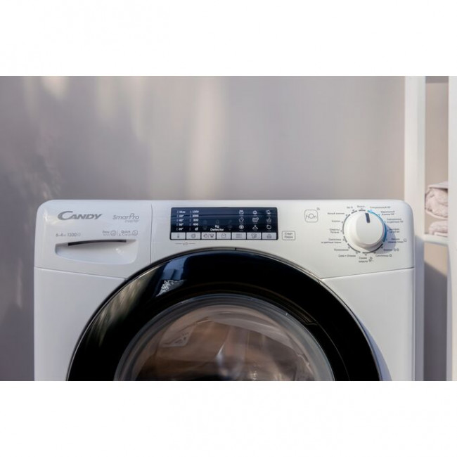 Стиральная машина Candy Smart Pro Inverter CSOW43 646TWMB-07 кл.:A+++ фронт. макс.:6кг (с сушкой) бе 31019428
