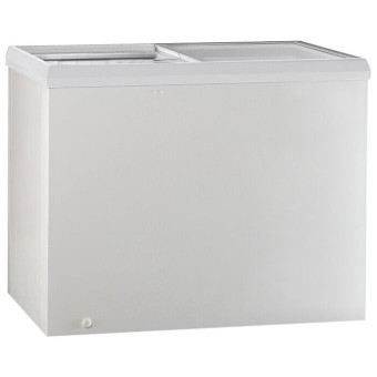 Морозильный ларь POZIS FH-255 белый, стеклянная крышка