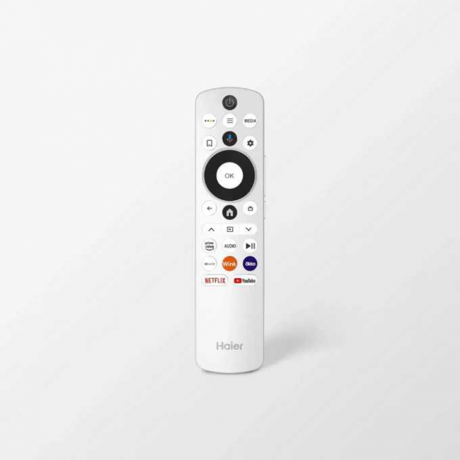 50" Телевизор Haier 50 Smart TV S4 QLED серый 3840x2160, 4K Ultra HD, 60 Гц, Wi-Fi, Smart TV, Android TV