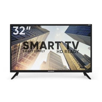 32" Телевизор Soundmax SM-LED32M09S черный 1366x768, HD, 60 Гц, Wi-Fi, Smart TV, Android TV