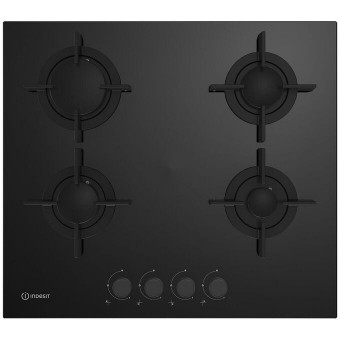 Варочная поверхность Indesit INGT 61 IC/BK газовая черный Варочная поверхность Indesit INGT 61 IC/BK газовая черный