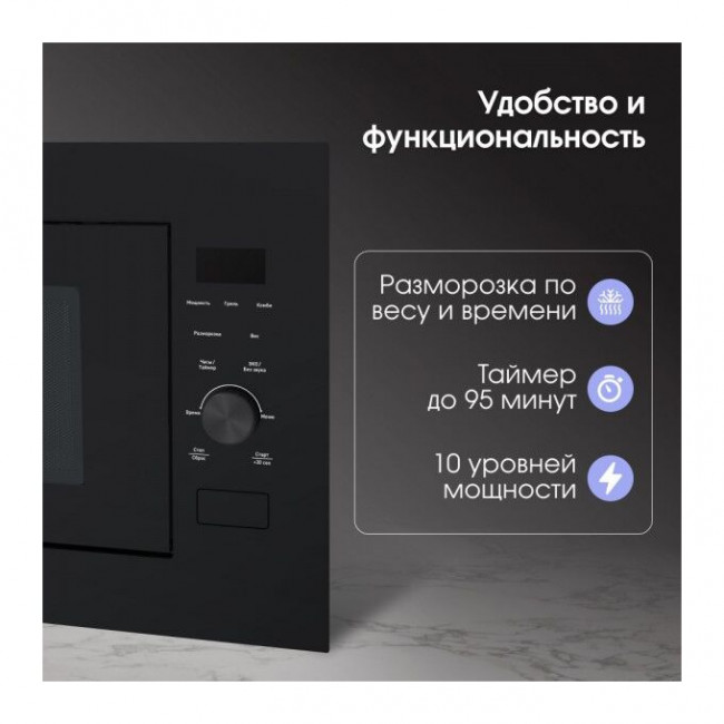 Встраиваемая микроволновая печь Zigmund &amp; Shtain BMO 24 B