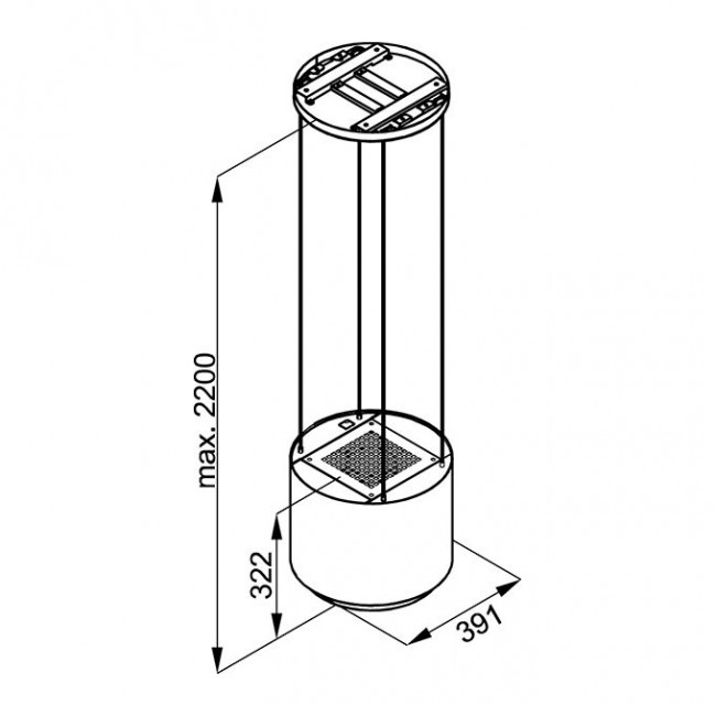 Вытяжка Brandt BHI2353G Вытяжка Brandt BHI2353G